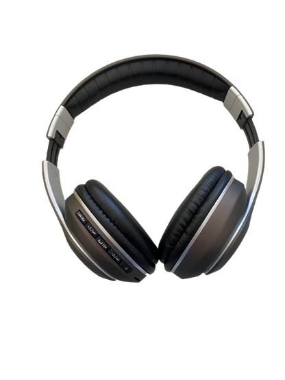 Auscultadores Sem Fios Bluetooth Stereo Castanho