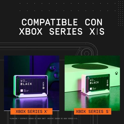 Disco Externo WD Black D30 para XBOX SSD 1TB USB-C