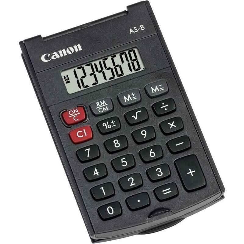 Canon Calculadora de Bolso AS-8HB Ecológica