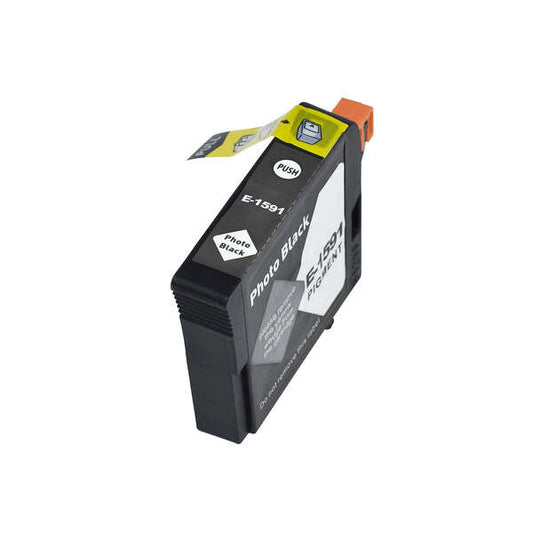 Tinteiro Compatível de Tinta Pigmentada Epson T1591 Preto Fotográfico  - C13T15914010