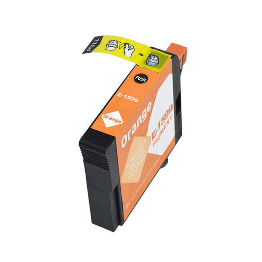 Tinteiro Compatível de Tinta Pigmentada Epson T1599 Laranja - C13T15994010