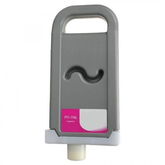 Tinteiro Compatível de Tinta Pigmentada Canon PFI706 Magenta - 6683B001