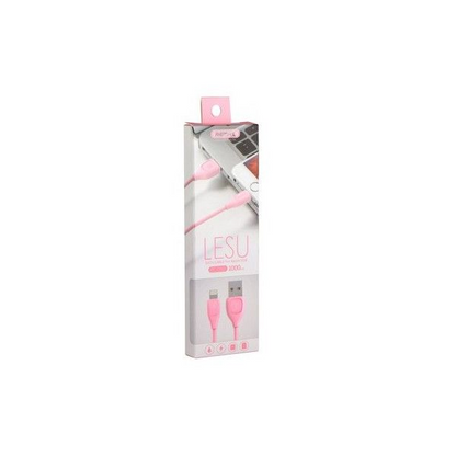 Cabo lightning cor-de-rosa para iphone (1 metro) Remax RC050i