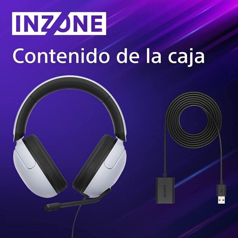 Sony INZONE H3 Auscultador Gaming 7.1 PC/PS5 Branco