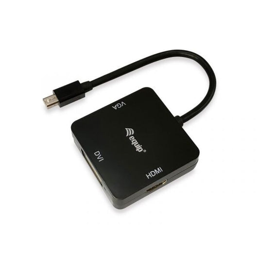 Equip 133439 Adaptador Mini DisplayPort to VGA/HDMI/DVI Black