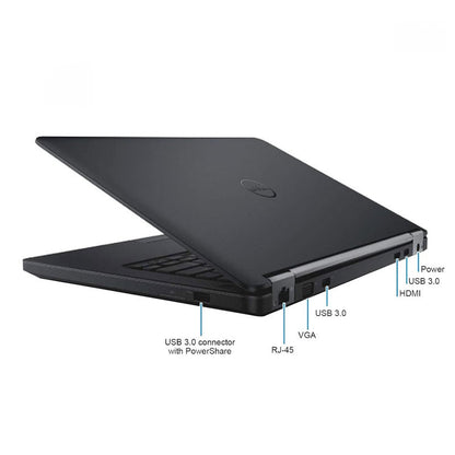 Dell Latitude E5450 Recondicionado | I5-5300u | 8GB RAM | 128GB SSD | 14” | Windows 10Pro | A | 18 meses GARANTIA