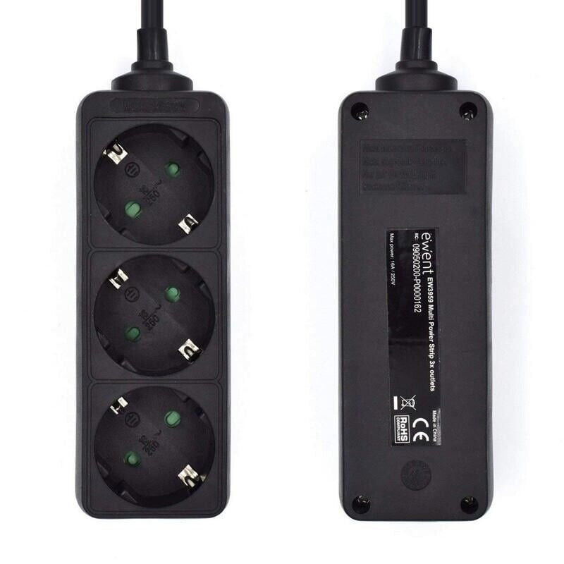 Extensão Elétrica de 3 tomadas EWENT EW3959
