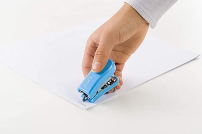 Agrafador NOVUS Mini + Caixa de Agrafos 24/6 - Azul