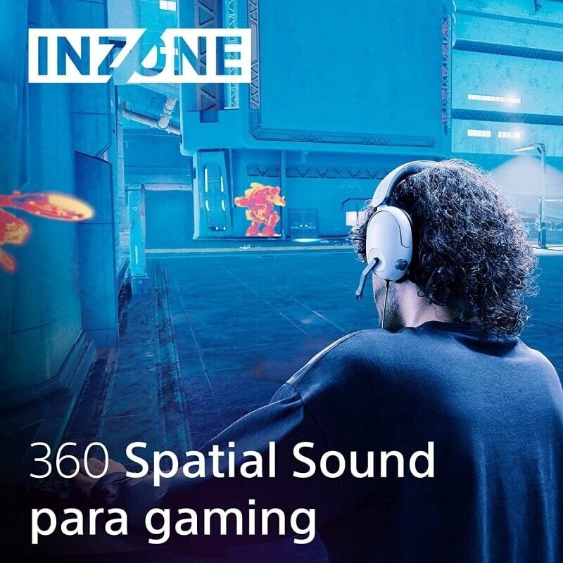 Sony INZONE H3 Auscultador Gaming 7.1 PC/PS5 Branco