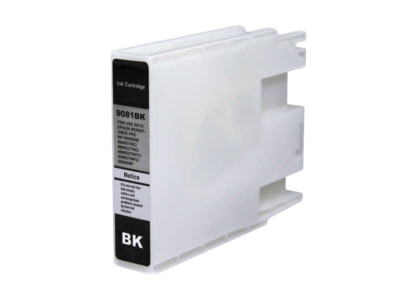 Tinteiro Compatível de Tinta Pigmentada Epson T9081 Preto - C13T908140