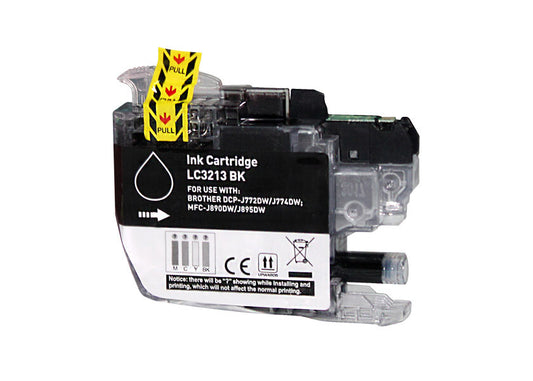 Tinteiro Compatível Brother LC3213/LC3211 Preto