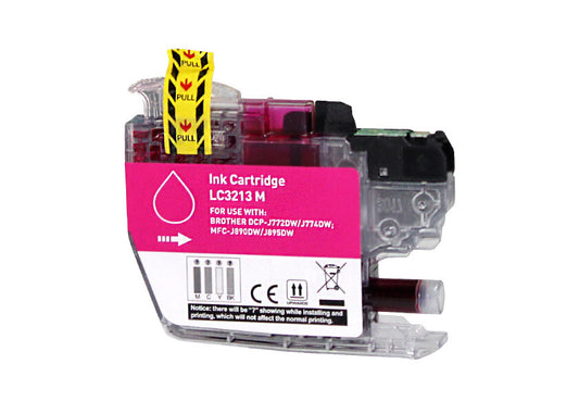 Tinteiro Compatível Brother LC3213/LC3211 Magenta