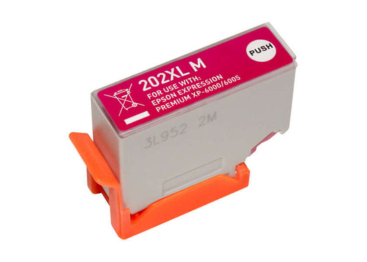 Tinteiro Compatível Epson 202XL Magenta - C13T02H44010/C13T02F44010