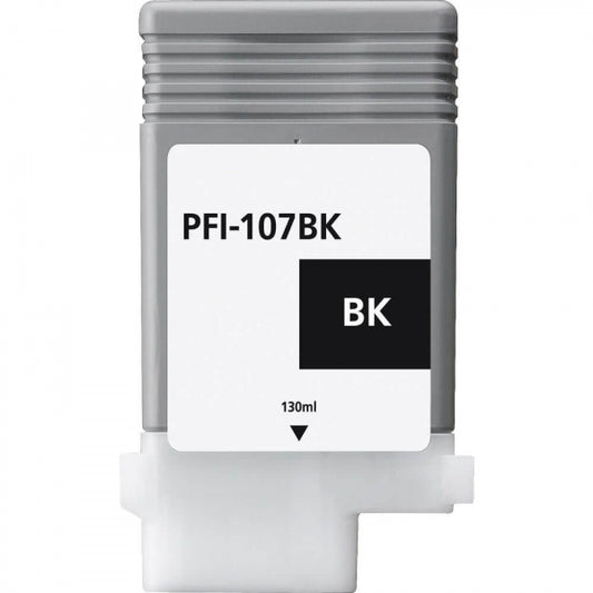 Tinteiro Compatível Canon PFI107 Preto - PFI107BK/6705B001
