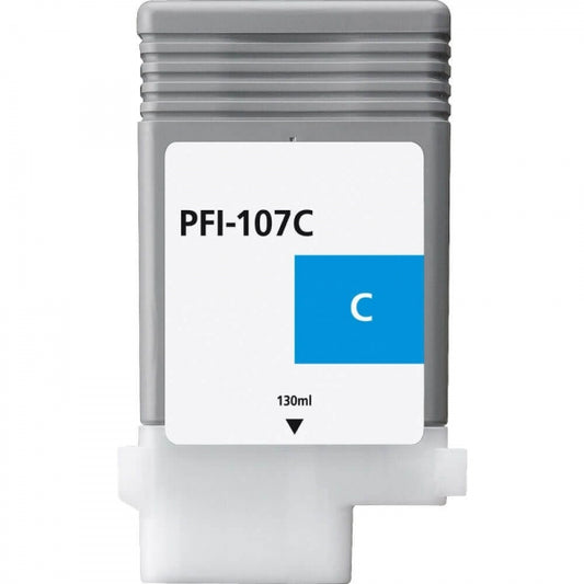 Tinteiro Compatível Canon PFI107 Ciano - PFI107C/6706B001