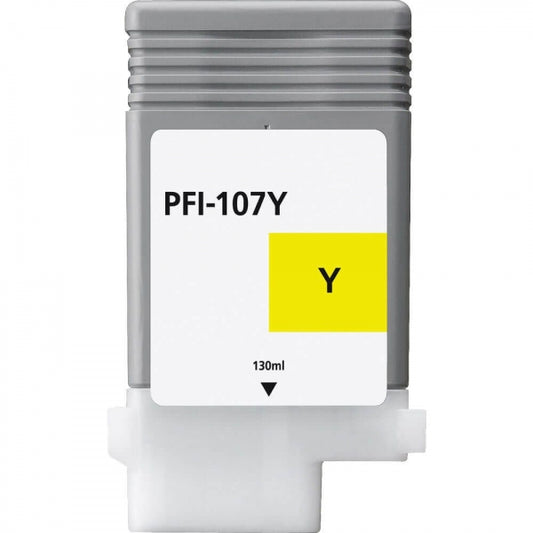 Tinteiro Compatível Canon PFI107 Amarelo - PFI107Y/6708B001
