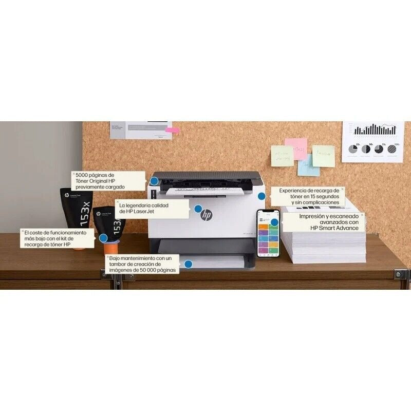 Impresora láser monocromática HP Laserjet Tank 1504W