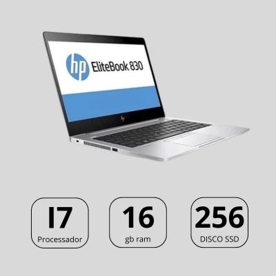 HP Elitebook 830 g5 Recondicionado | i7-8650u | 16GB RAM | 256GB SSD | 13.3” | Windows 11 Pro | A | 1 ANO GARANTIA