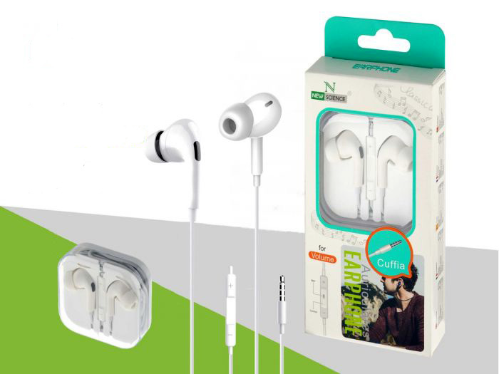 Auriculares Branco iphone Pro New Science