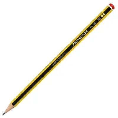 Lápis Noris Nº 2 HB STAEDTLER Ponta Vermelha