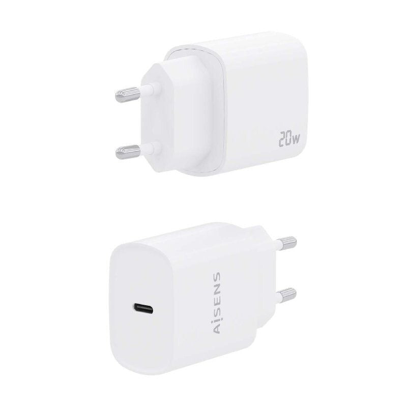 Carregador AISENS USB-C 20W Branco