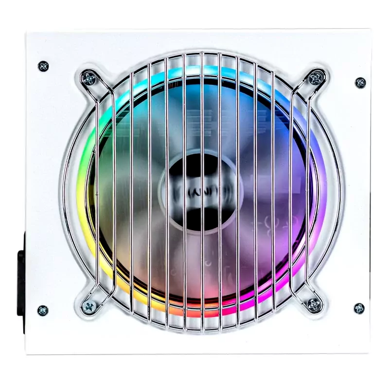 Fonte de Alimentação Gaming Unyka Atilius rgb 650w Branco