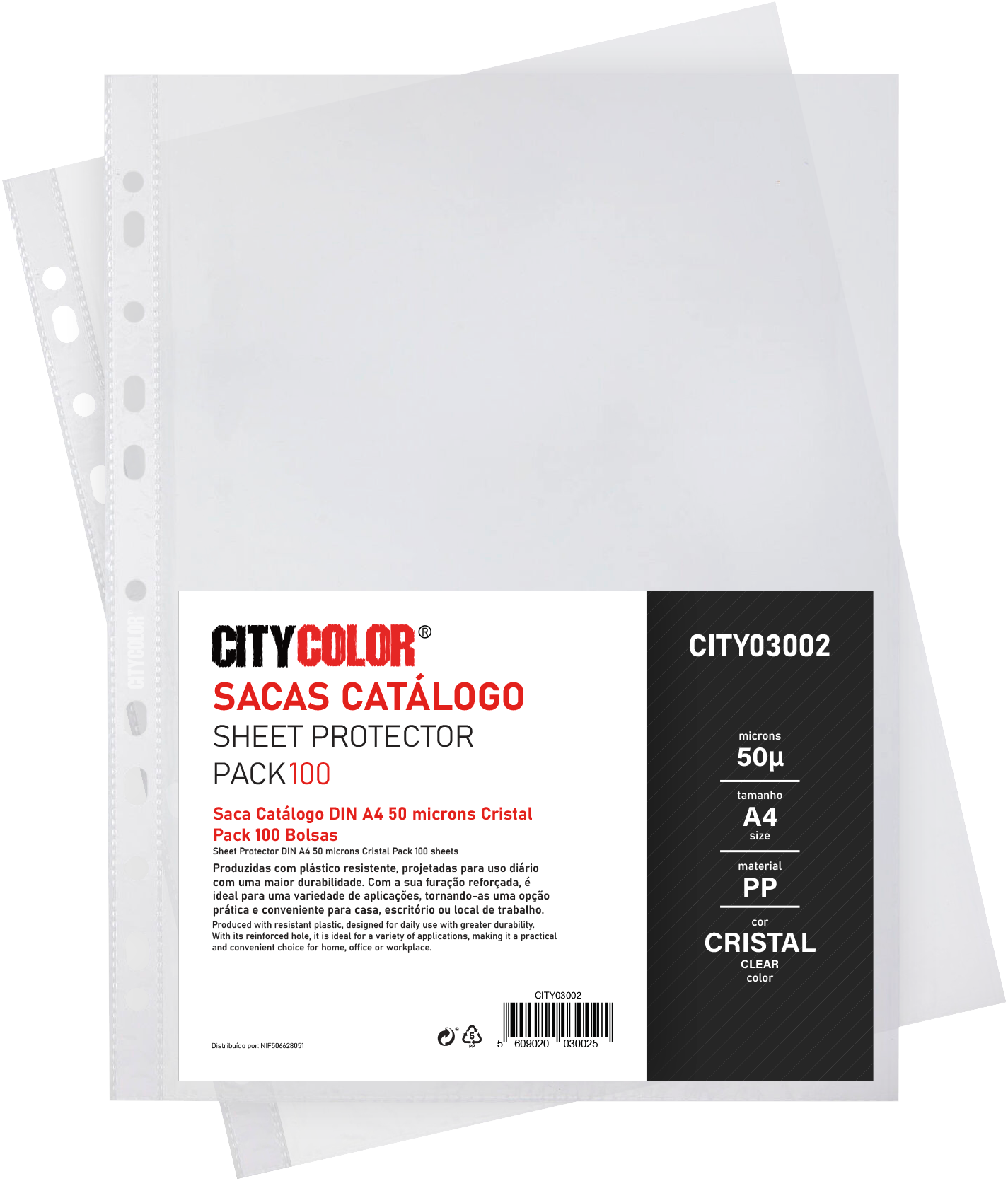 Bolsa Catálogo A4 (micas) 50 microns 100 Unidades
