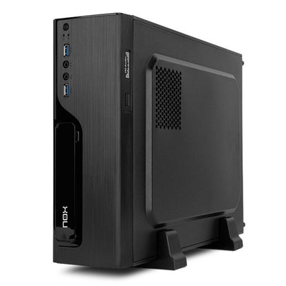 Caixa NOX Lite 070 Slim Preta (MicroATX) C. Fonte 500W