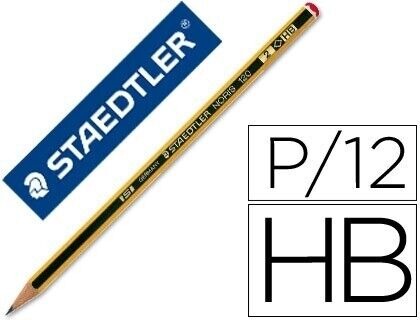Lápis Noris Nº 2 HB STAEDTLER Ponta Vermelha