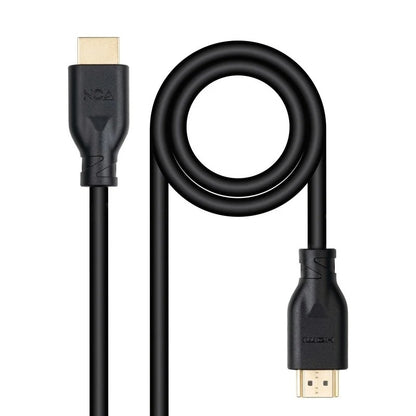 Nanocable 10.15.3900 cabo HDMI 0,5 m HDMI Type A (Standard) Preto