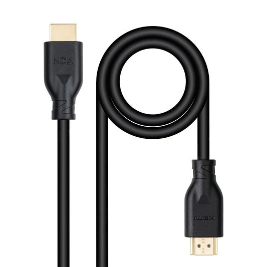 Nanocable 10.15.3900 cabo HDMI 0,5 m HDMI Type A (Standard) Preto