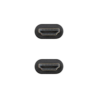 Nanocable 10.15.3900 cabo HDMI 0,5 m HDMI Type A (Standard) Preto