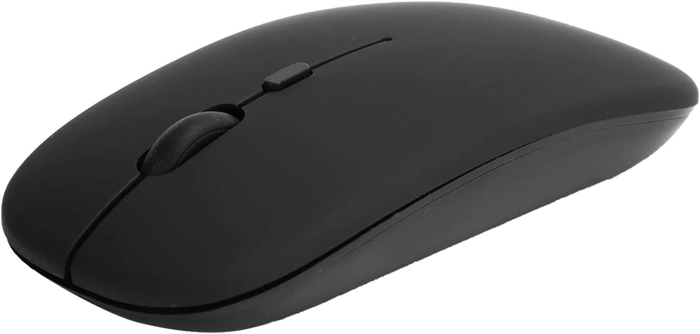 Rato Sem Fios Recarregável 2 em 1 Bluetooth + USB 2,4G 1600 DPI Ergonómico Preto