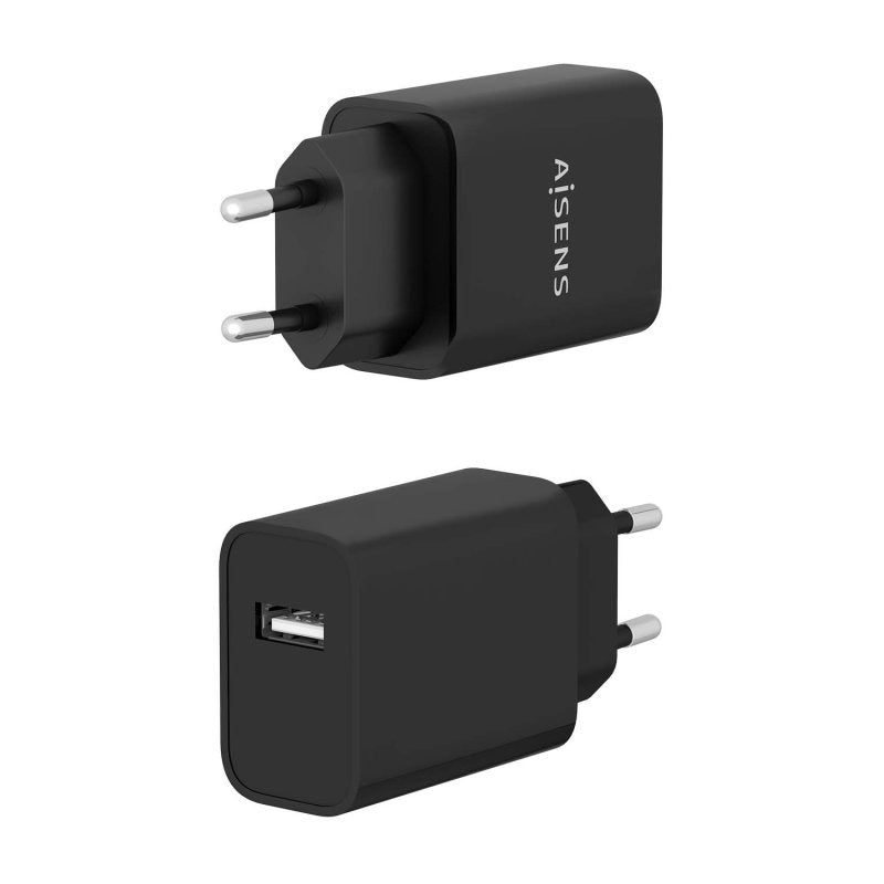 Aisens A110-0854 Carregador de Alta Eficiência USB 10W 5V/2A Preto