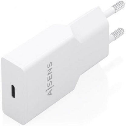 Carregador Aisens Ultra Fino GaN 20W USB-C PD3.0 Branco