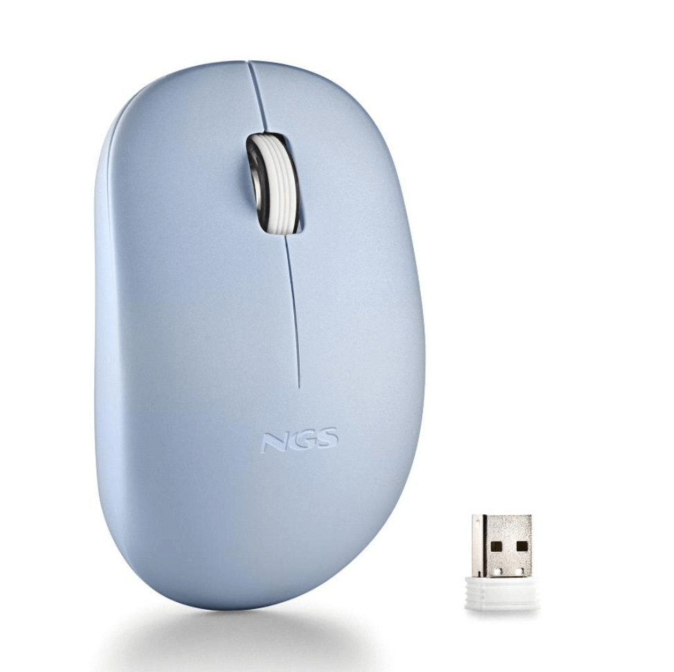NGS FOG PRO Rato Ótico Sem Fios 1000 DPI Azul