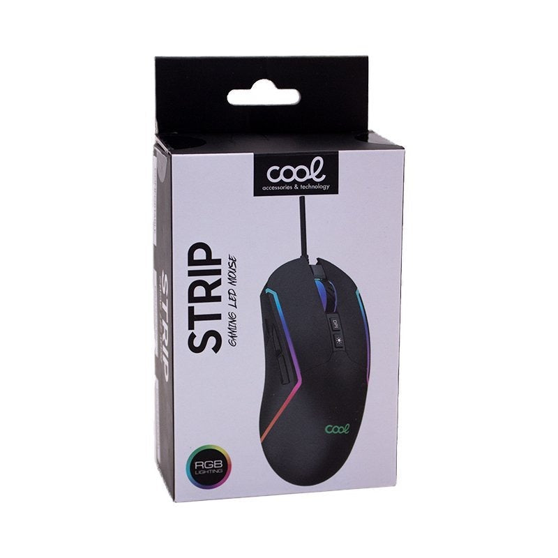 Cool Strip Rato USB Gaming RGB Preto