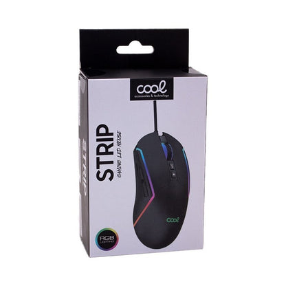 Cool Strip Rato USB Gaming RGB Preto