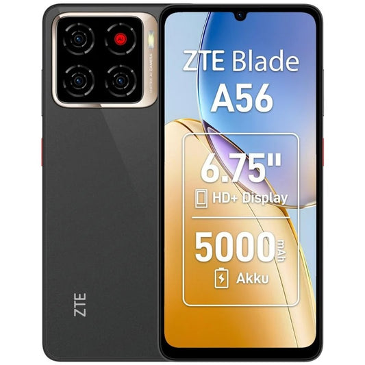 Smartphone ZTE Blade A56 4GB 64GB 4G 6.75" Preto