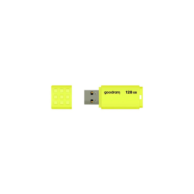 Pendrive Goodram UME2 USB 2.0 de 128 GB (amarelo)