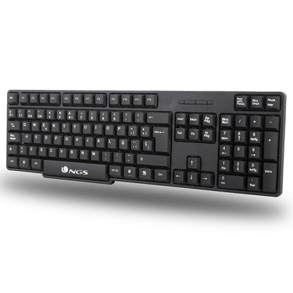 Teclado e Rato Sem Fios NGS Euphoria (PT)