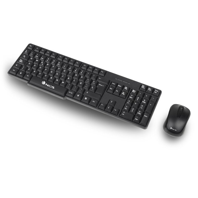 Teclado e Rato Sem Fios NGS Euphoria (PT)
