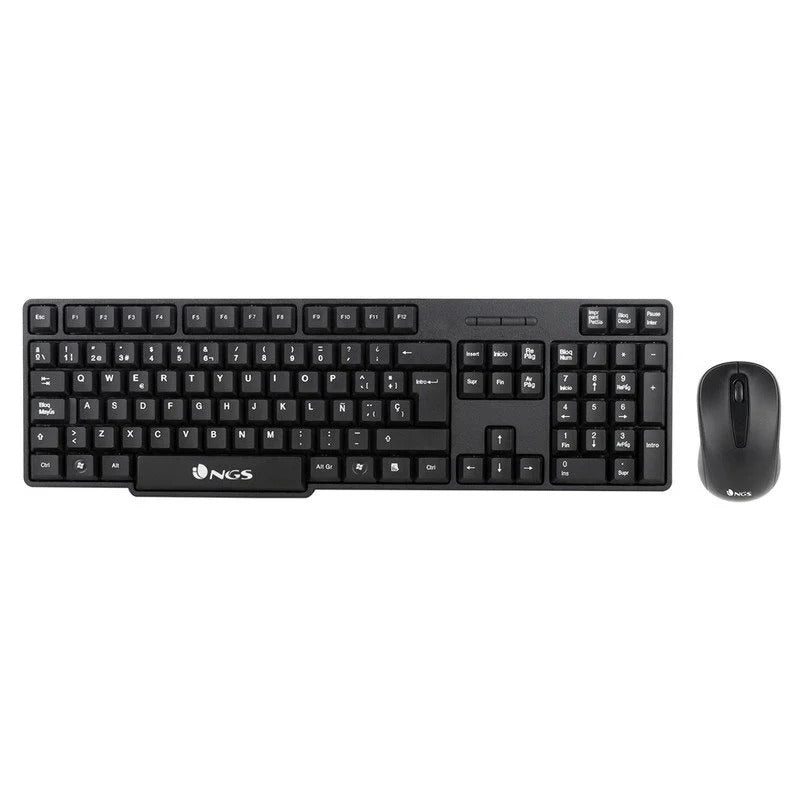 Teclado e Rato Sem Fios NGS Euphoria (PT)