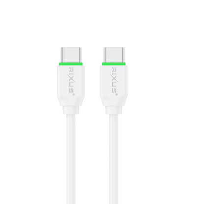 Cabo de dados Rixus RX2015S Fast USB-C to USB-C
