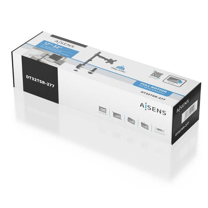 Aisens DT32TSR-277 Suporte de Mesa Duplo para Monitor de 13" a 27" VESA 100x100 Máx 6.5kg