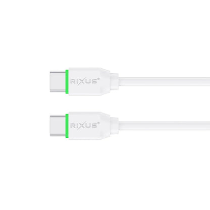 Cabo de dados Rixus RX2015S Fast USB-C to USB-C