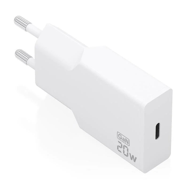 Carregador Aisens Ultra Fino GaN 20W USB-C PD3.0 Branco