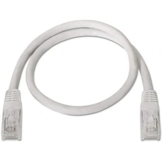 Cabo de rede AISENS A135-0251 RJ45 Cat6 2m, conectores UTP brancos e dourados