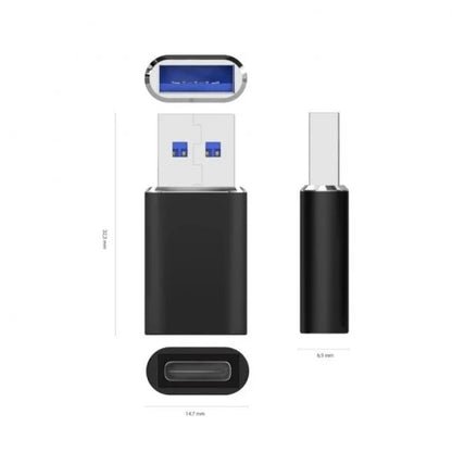 Aisens A108-0678 Adaptador USB 3.2 Gen2 USB-C Fêmea para USB Macho