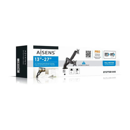 Aisens DT27TSR-045 Suporte de Mesa Duplo para Monitor de 13" a 27" VESA 100x100 Máx 6.5kg